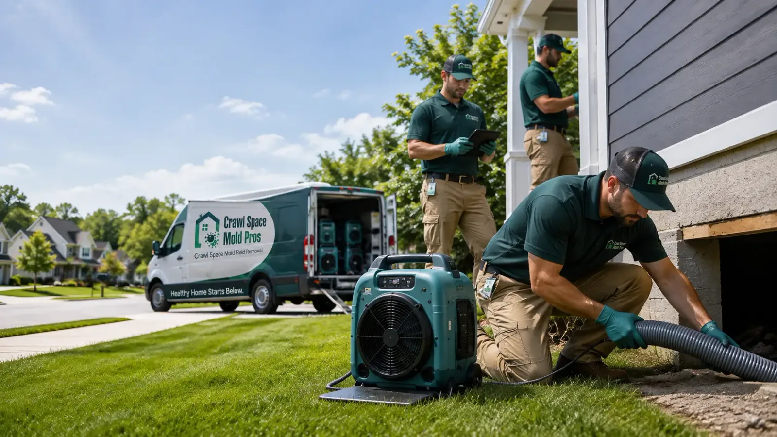 Crawl Space Mold Removal in Victoria, VA